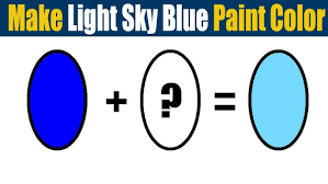 How To Make Sky Blue Color From Primary