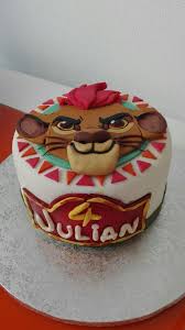 Bizcocho De Mickey Mouse De Una Libra Y Media Fondant La Guardia Del Leon Cake Lion Guard Birthday Cake Lion Guard Cake Lion King Cakes