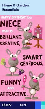 Birthday Ideas For 17 Year Old Daughter Crackers Greeting Cards Home Furniture Diy Happy Birthday Niece Niece Birthday Wishes Birthday Cards For Friends