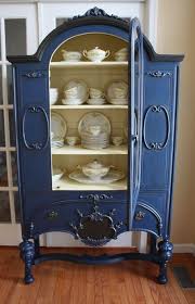 Upcycle Vintage Furniture With Paint Patricia S Clipboard On Hometalk Vintage China Cabinets Painted Furniture Vintage Furniture