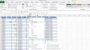 The Advantages Of Using A Table In Excel Excel Tutorials Excel Page Layout