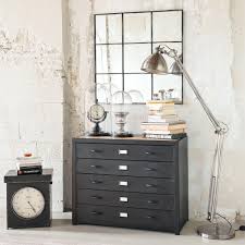 Como Industriale Nero Lourmel 449 80x100x45 Cm Home Decor Mirrors Furniture Industrial Dresser