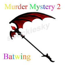 Free ebay listing template designed by dewiso.com murder mystery 2 virtual items this listing is for a digital knife/gun/pet skin usable in the game murder mystery 2 located on the roblox platform. Roblox Mm2 Batwing Knife Murder Mystery 2 Schusswaffe Godly Waffe Virtual Item Eur 3 99 Picclick De