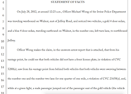Your story has some inconsistencies. Case Study Orange County Dui Dismissed Orange County Attorneys