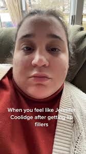 When you turn into #jennifercoolidge #fyp #foryou #foryoupage #lipfill...