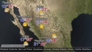 Consultad las previsiones del tiempo de todas las ciudades deméxico los 7 días de la semana. Pronostico Del Tiempo Para El 24 Y 25 De Marzo La Jornada Videos