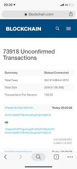 It could take hours for it to get confirmed if you used too low or no transaction fees. 73 000 Unconfirmed Transactions Btc