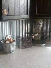 Jul 05, 2021 · farmhouse style can go far beyond your farmhouse decor. Rustic Galvanized Tin Back Splash I Love This Galvanized Decor Rustic Kitchen Decor