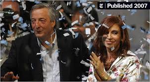 Cristina fernández de kirchner former president of argentina. Argentina S First Lady Elected President The New York Times