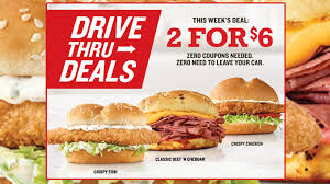 Arby S Puts Together New 2 For 6 Drive Thru Deal Chew Boom