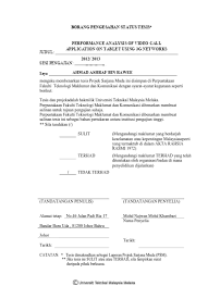 Carta alir bengkel klasifikasi fail 4. Performance Analysis Of Video Call Application On Tablet Using 3g Network
