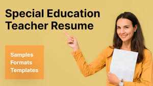 All you need to do is simply enter your personal details into the ready made text boxes and within minutes you will have. Special Education Teacher Resume Templates Examples Cakeresume