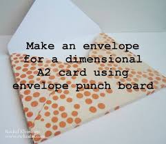 This video shows my method for folding an envelope for any size of card. How To Tuesday Make Envelope For Dimensional Cards How To Make An Envelope Envelope Maker Envelope Punch Board Projects