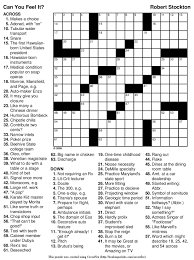 Printable crossword puzzles are many times the simplest way to keep your mind engaged in this long and often taxing activity. Large Print Crossword Puzzles Printable Easy