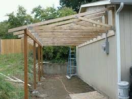 How To Build A Freestanding Patio Cover With Best 10 Samples Ideas Homivi Lean To Carport Backyard Lean To
