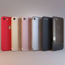Apple Iphone 7 On All Color 3d Model Apple Iphone Iphone 7 Plus Iphone 7