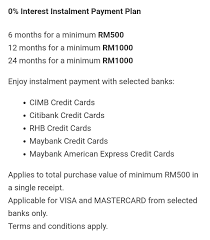 Dapatkan ganjaran welcome bonus sehingga rm150 apabila anda mendaftar untuk kad kredit cimb! Ayeem Jemain On Twitter Easy Payment Instalment Plan Guna Kad Kredit So Sebenarnya Bank Lah Yang Baik Terima Kasih Maybank Untuk Ezypay Saya Telah Manfaatkannya Dengan Membeli Handphone Motorsikal Aircon Tv Dan