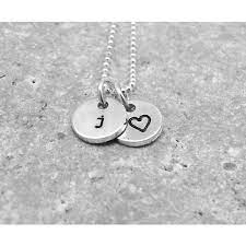Tiny Letter J Necklace Sterling Silver Initial Necklace Heart Necklace Charm Sterling Silver Initial Necklace Silver Engraved Bracelet Silver Initial Charms