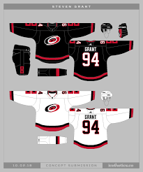 The hurricanes have never really had great uniforms, and they haven't changed too much over time. Carolina Hurricanes Concepts Icethetics Co