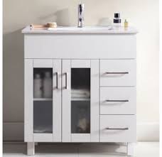 Elements compton collection 32 inch bathroom vanity cabinet with counter top and bowl. 32 Inch Vanities Faucetdirect Com