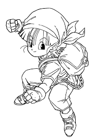 Pan Dragon Ball Coloring Pages