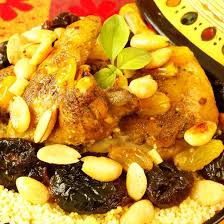 Tajine Au Poulet Pruneaux Et Amandes Recette Tajine Poulet Tajine Recettes De Cuisine
