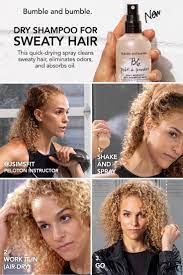 Pret A Powder Post Workout Dry Shampoo Mist Bumble And Bumble Hair Skin Lomg Hair Gym Hairstyles