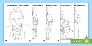 Our coloring pages can always be used in religious education classes, schools, and home schools. Hierarchy Of The Catholic Church Colouring Pages