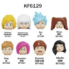 The best would be during the test that dolor and gloxinia put diane and king through which involves the latter two reliving events of the ancient war. Anime Model The Seven Deadly Sins Action Figure Meliodas Elizabeth Liones Diane Ban King Gowther Merlin Escanor Keychain Pendant Buy At The Price Of 2 91 In Aliexpress Com Imall Com