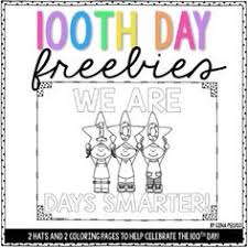 It includes one page of labels that read 100 days smarter, as well as a page with a larger size of the same label. 210 100 Days Smarter Ideas In 2021 100th Day 100 Days Of School 100s Day