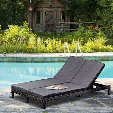 Nantan Double Reclining Sun Lounger Sol 72 Outdoor In 2020 Reclining Sun Lounger Sun Lounger Sun Lounger Cushions