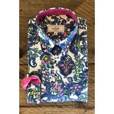 Find the perfect floral pattern shirt stock photos and editorial news pictures from getty images. Men S Neon Floral Print Shirt Abh Collection Javea