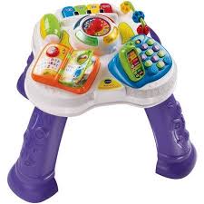 Vtech Sit To Stand Learn And Discover Table Activity Toy For Baby Walmart Com Baby Activity Toys Baby Learning Activities Baby Activity Table