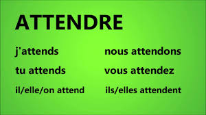 See the translation of attendons with audio pronunciation, conjugations, and related words. French With Adel Verbe Attendre Youtube