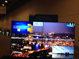 4k Resolution With Four Hd Displays Powered By Intel Hd Graphics 4000 Idf2012 Wall Display Display Intel