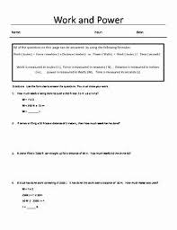 Work And Energy Worksheet Unique Work And Power Calculation Worksheet 2 By Lauren Allen In 2020 Fraction Word Problems Energy Work Common Core Math Fractions