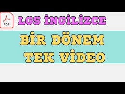 Lgs Ingilizce Full Tekrar 2020 5 Aylik Ders 1 Saat 30 Dk Lgs Son Tekrar Programi Youtube Ingilizce Youtube Videolar
