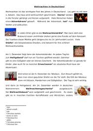 Nobody celebrates like the germans! Differentiated Worksheets On Celebrations In Germany Weihnachten Ostern And Silvester Teaching Resources