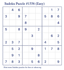 Try our growing collection of free easy sudoku puzzles. Free Printable Easy Sudoku With The Answer 1556