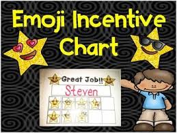 Emoji Incentive Chart Vipkid 51talk Incentive Chart Online Teaching Kids Rewards