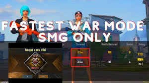 Oyuncular yeni güncellemeye app store ve google play üzerinden. Fastest War Mode Pubg Mobile Smg Only 3 5 Minutes Youtube