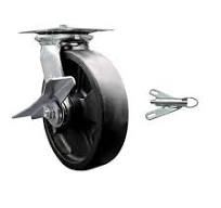 8 Inch Glass Filled Nylon Caster with Ball Bearing and Brake/Swivel Lock  SCC | eBay
