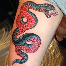 Attractive 3d realistic snake head tattoo on right foot. Pin On Tattoos
