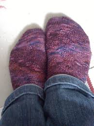 This is again easy peasy, just round and round till you are happy with the height. Easy Peasy Zigzag Socks Knitting Today