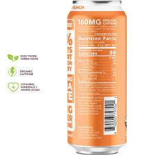 We've tested the best energy drink, pills, bars and chews at womenshealthmag.com women's health may earn commission from the links on this page, but we only feature products we believe in. Organic Sparkling Yerba Mate Peach 16 Oz Clean Cause Vegan Black Market