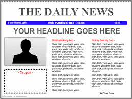 Ipad Keynote Newspaper Templates K 5 Computer Lab Newspaper Template Newsletter Templates Newspaper Article Template