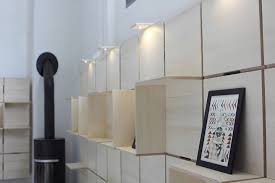 Modular Wood Wall At Plateau 25 By Rodeo Basilic Nantes France Retail Design Blog Modular Walls Retail Design Blog Wall Installation