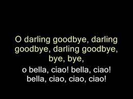 Bella ciao means goodbye, beautiful in english, and the rest of the lyrics outline the reason for this goodbye. Bella Ciao English Subtitles Youtube Ciao Subtitled Folk Song