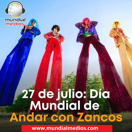 Dia mundial de andar con zancos