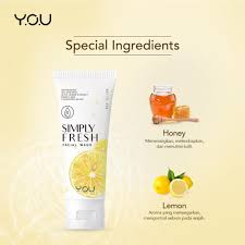 Setelah itu cuci muka hingga bersih. Official Distributor You Basic Skin Care Simply Fresh And Bright Facial Wash Sabun Cuci Muka You Shopee Indonesia